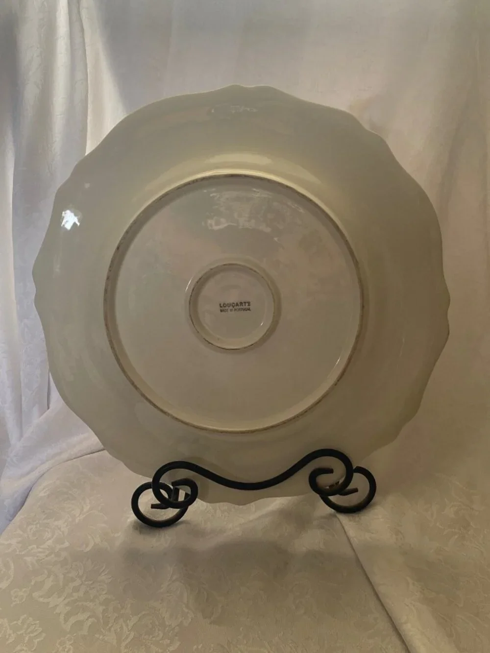 Loucarte Portugal Floral Ceramic Serving Platter 13.5